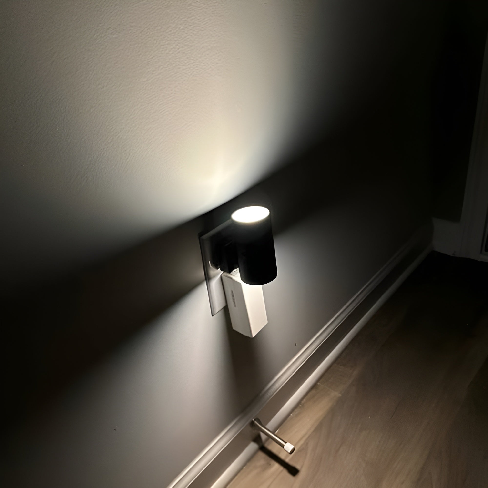 Plug-In Night Light Rotary Dimmer Warm White LED