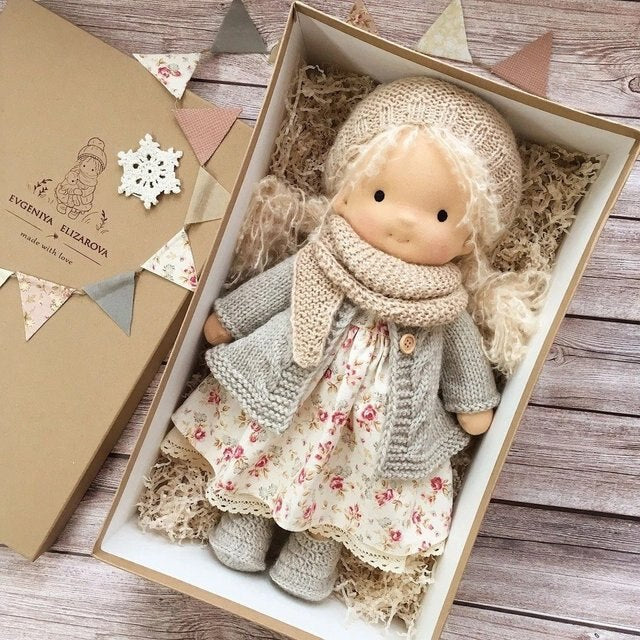 Plush Doll Handmade Soft Eco-Friendly
