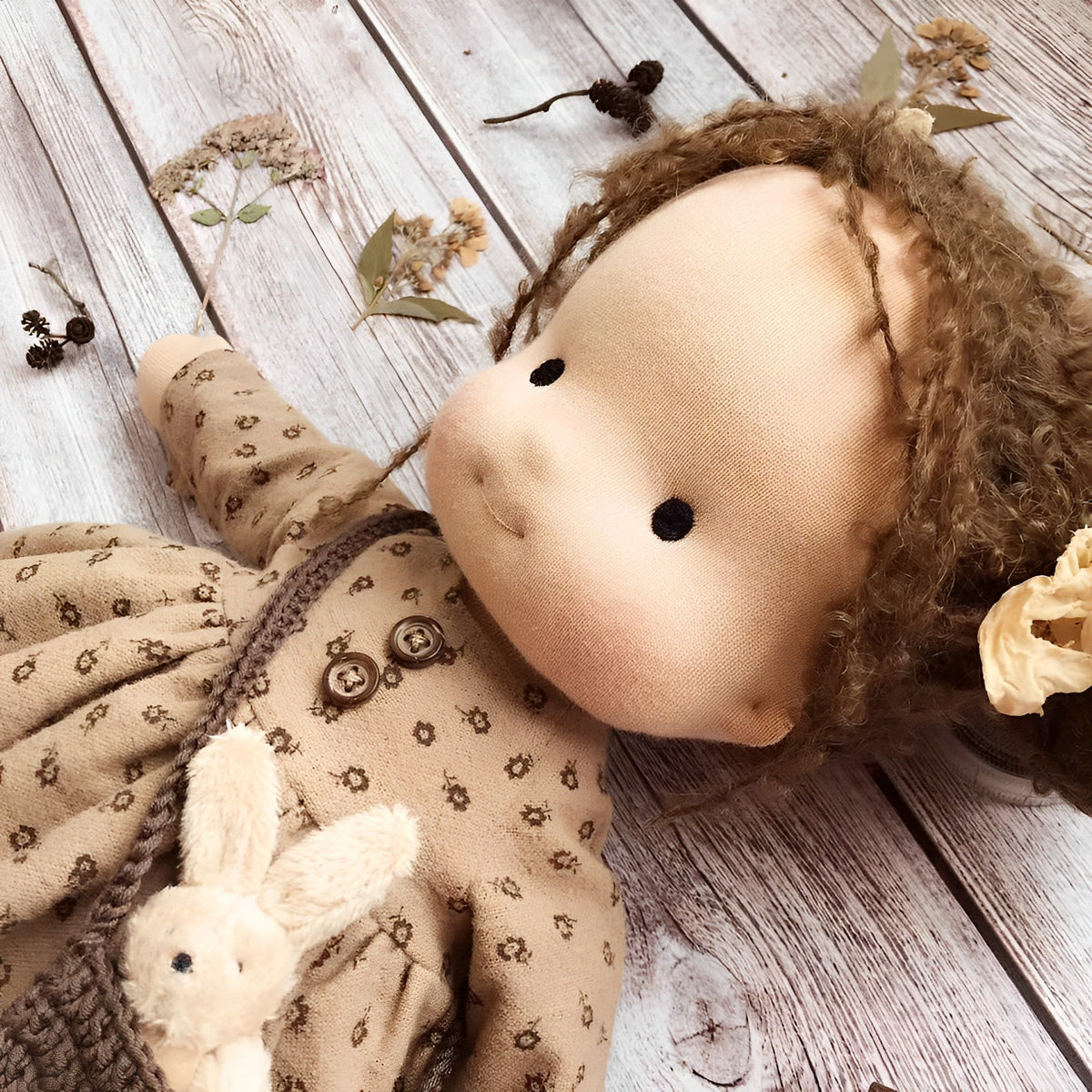 Plush Doll Handmade Soft Eco-Friendly