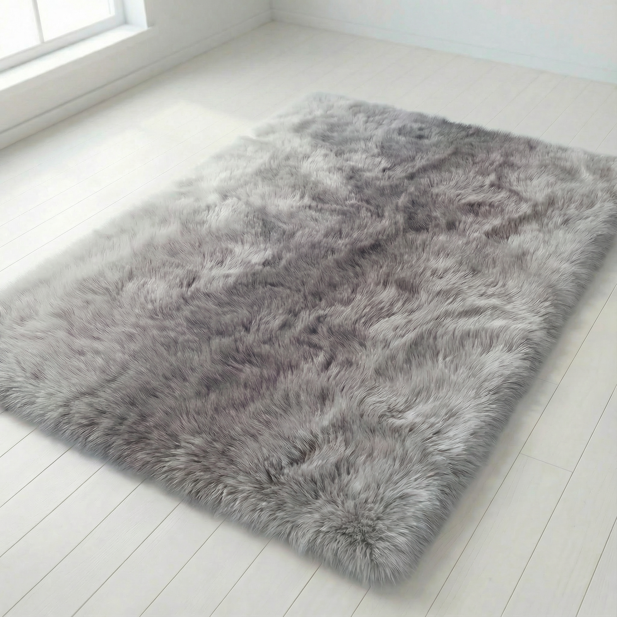 Plush Rug Gradient Design 4 cm Pile