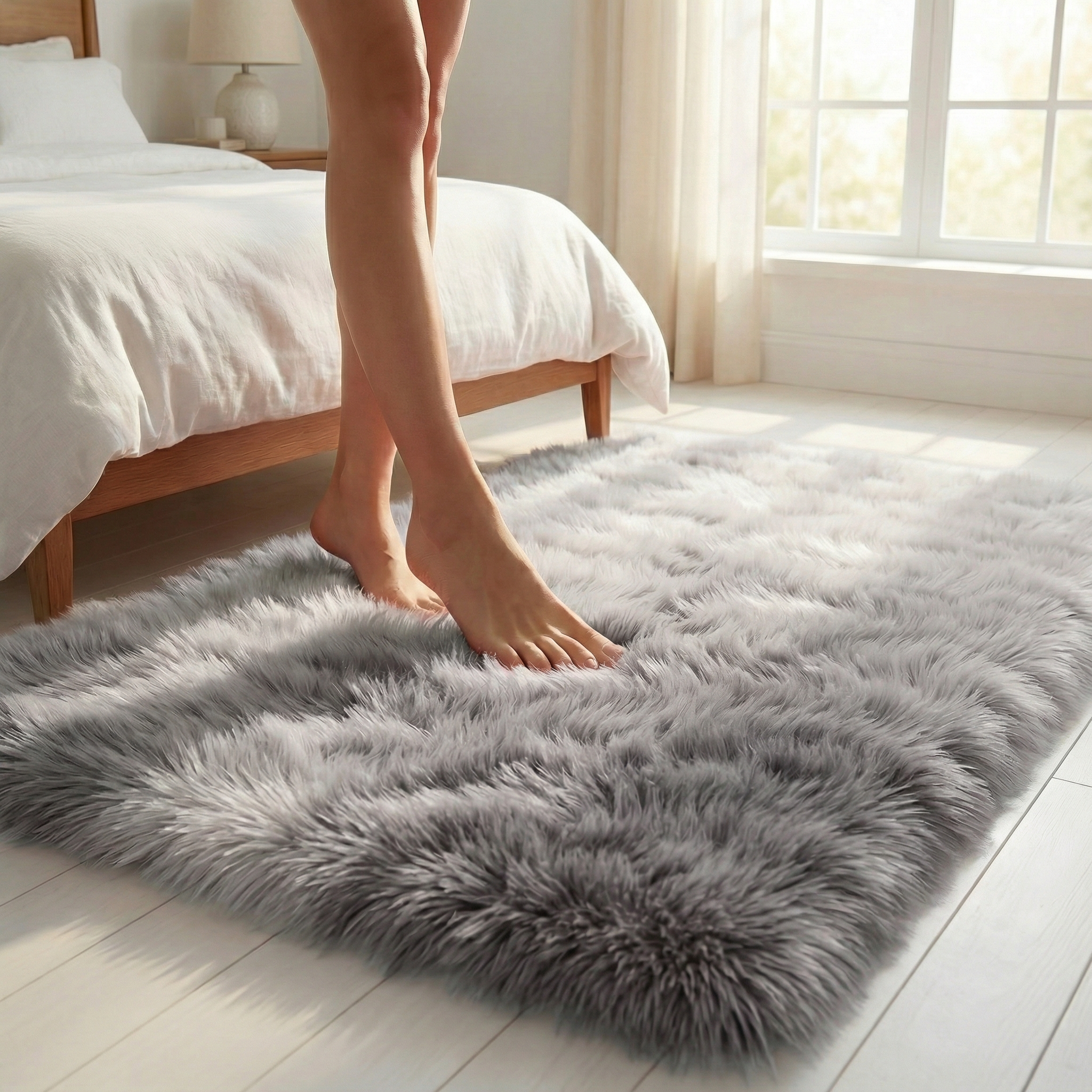 Plush Rug Gradient Design 4 cm Pile