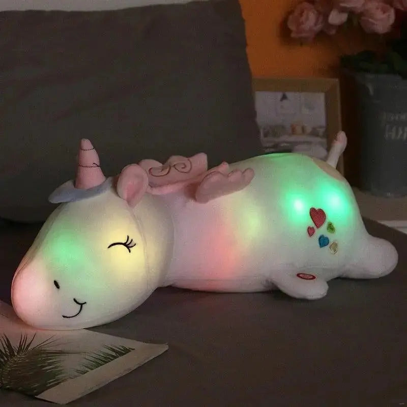 Plush Toy Unicorn LED Night Light Battery Powered