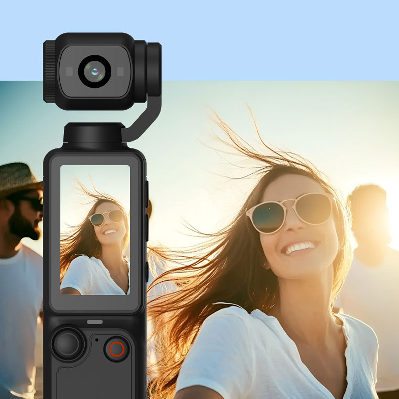 Pocket Camera Stabilized 1080P Foldable Touchscreen