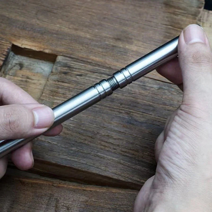 Pocket Knife Set Retractable Stainless Steel Set of Two