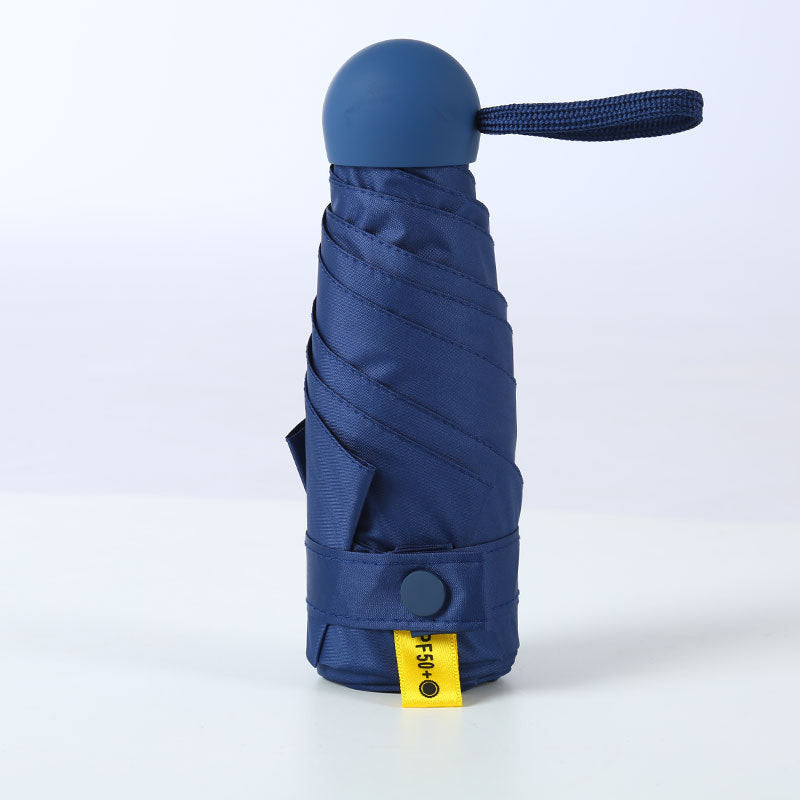 Pocket Umbrella Compact UPF50+ Wind-Resistant Reinforced Canopy
