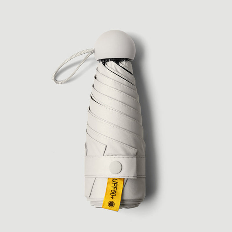 Pocket Umbrella UPF50 Reinforced Vinyl-Coated Canopy & Wind-Resistant Frame