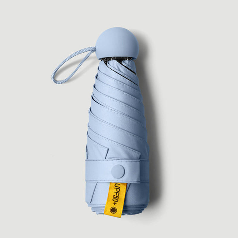 Pocket Umbrella UPF50 Reinforced Vinyl-Coated Canopy & Wind-Resistant Frame