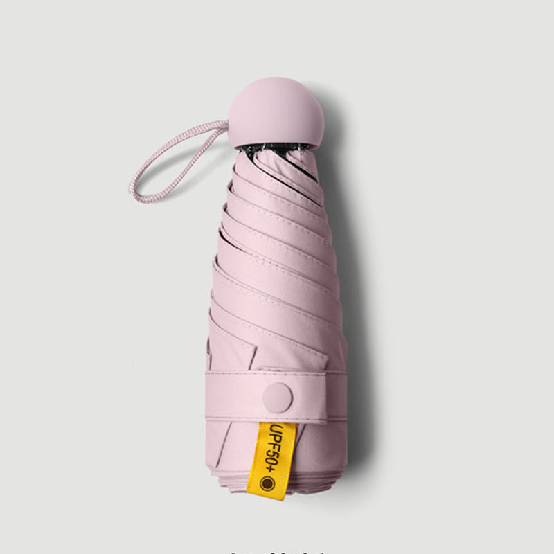 Pocket Umbrella UPF50 Reinforced Vinyl-Coated Canopy & Wind-Resistant Frame