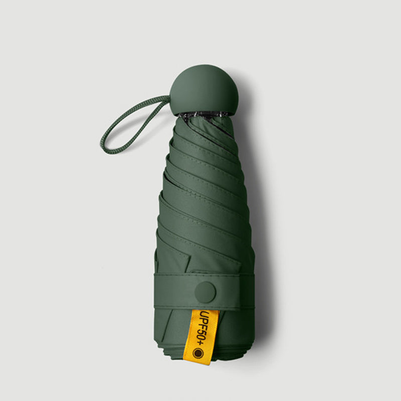 Pocket Umbrella UPF50 Reinforced Vinyl-Coated Canopy & Wind-Resistant Frame