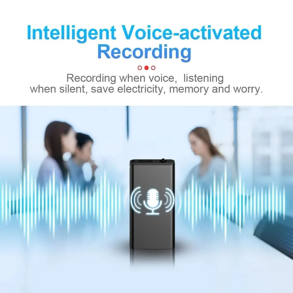 Pocket Voice Recorder Voice-Activated Up To 50 Hours