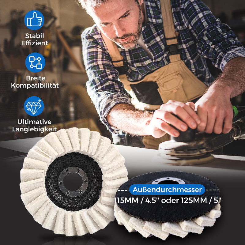 Polishing Pad Wool Felt Angle Grinder Mirror Finish