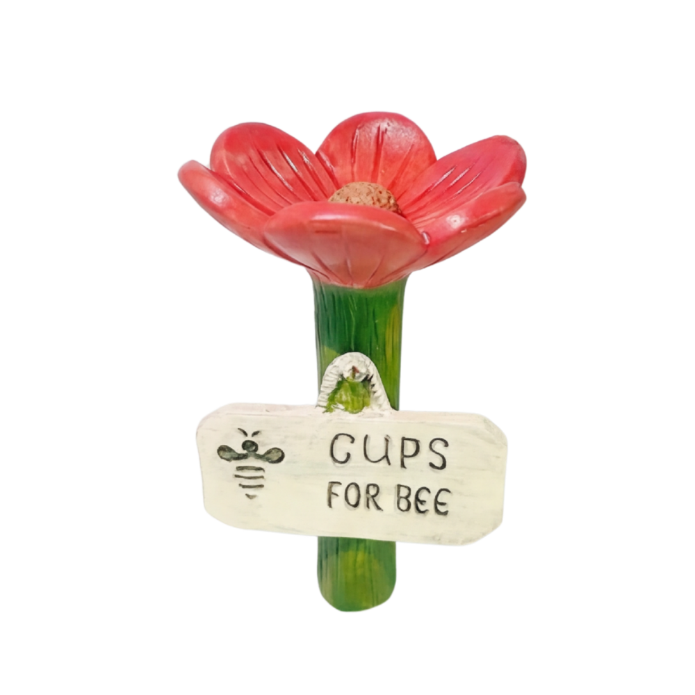 Pollinator Waterer Hand-Painted Weatherproof Resin