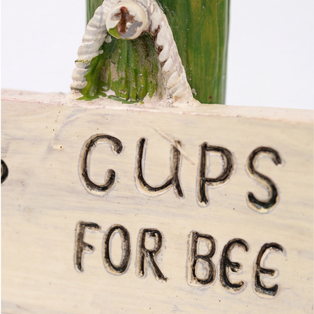 Pollinator Waterer Hand-Painted Weatherproof Resin