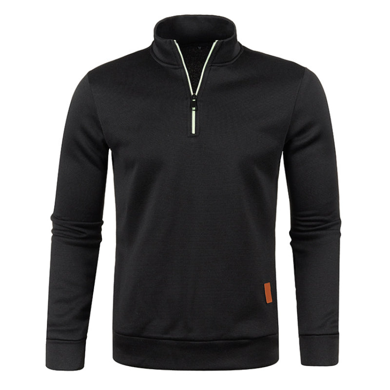 Polo Collar Sweater Lightweight Knit Warm