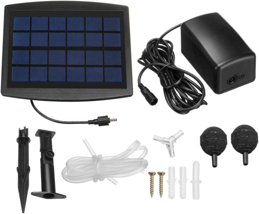 Pond Aerator Solar-Powered Adjustable Flow Quiet