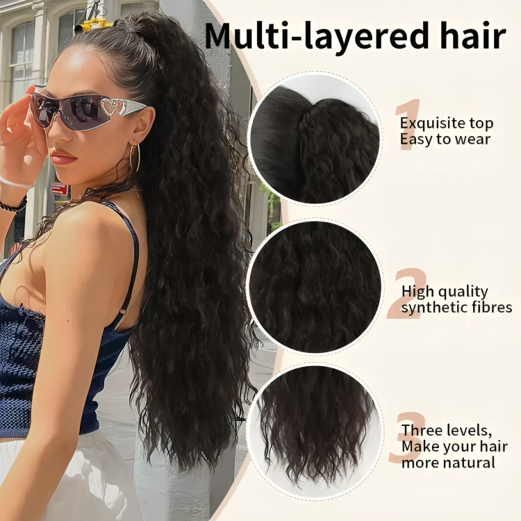 Ponytail Extension Clip-In Instant Volume All-Day Hold