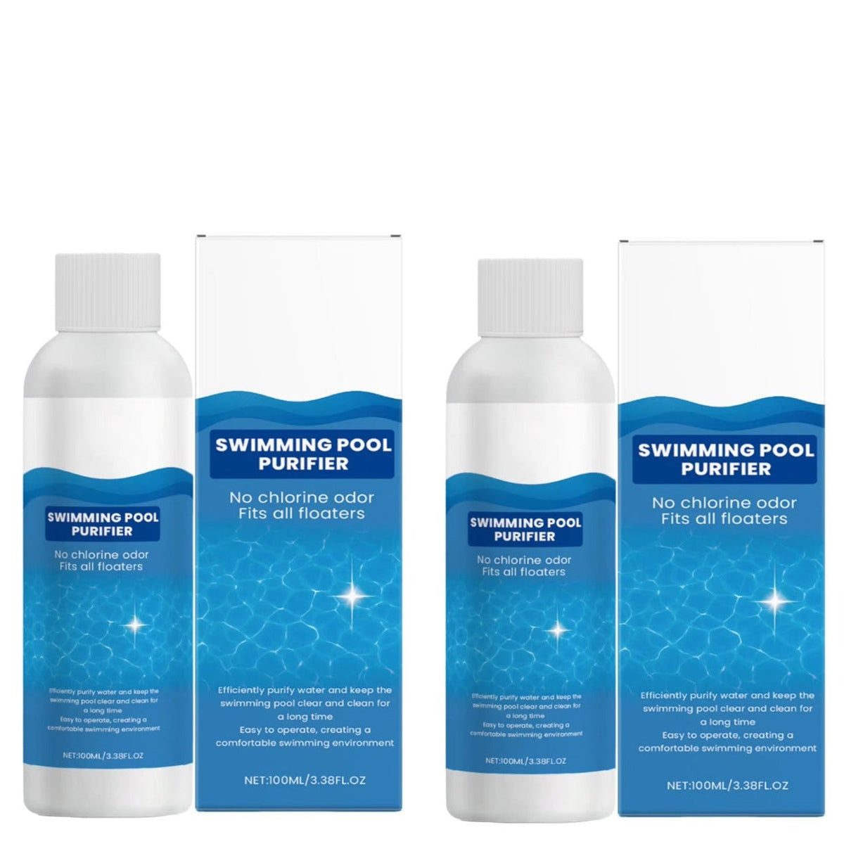 Pool Sanitizer Chlorine-Free Skin-Friendly Set of 2