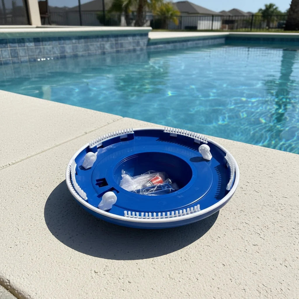 Pool Vacuum Water-Powered & Chemical-Free Reusable Mesh Bag