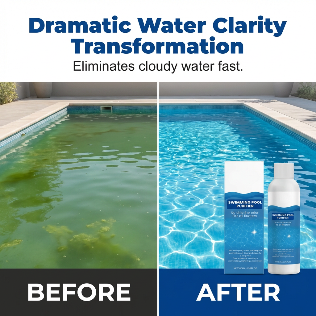 Pool Water Treatment Concentrated Fast Algae & Bacteria Cleaner