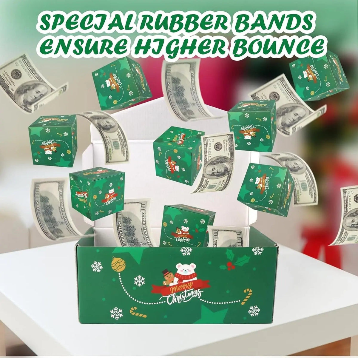 Pop-Up Gift Box Secret Compartment Surprise Cube