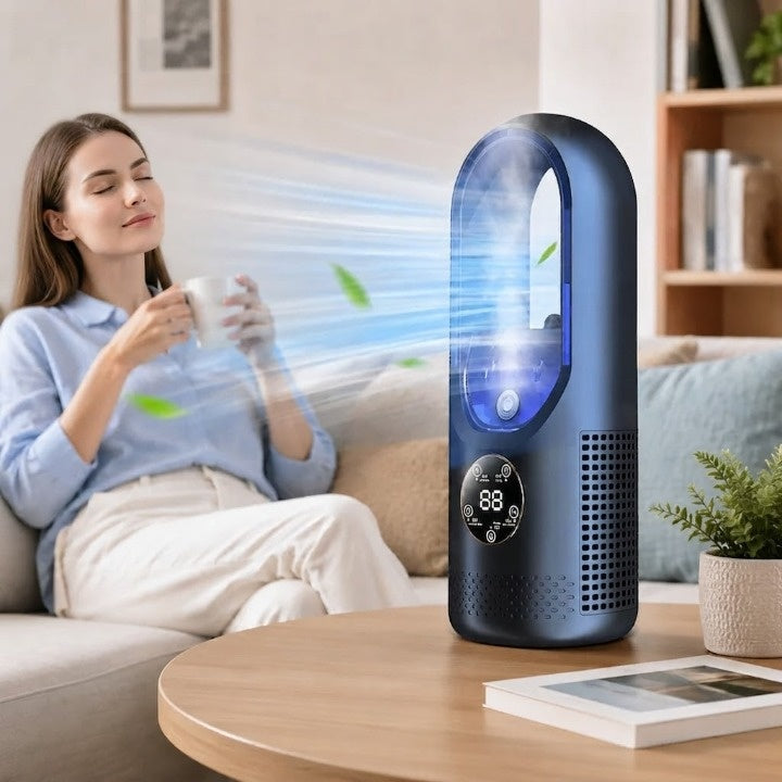Portable Air Conditioner Compact Bladeless Quiet