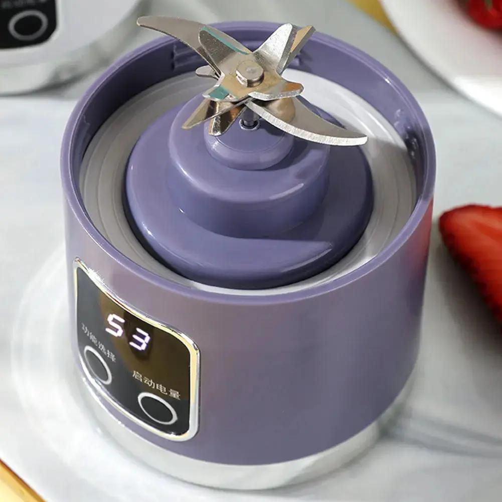 Portable Blender Rechargeable USB-C 450ml Stainless Steel Blades