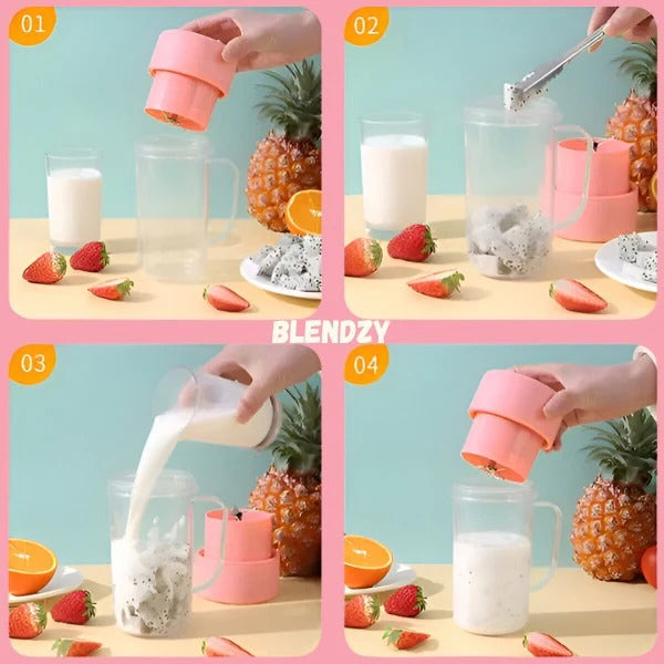 Portable Blender USB Rechargeable Leak-Proof 420 ml