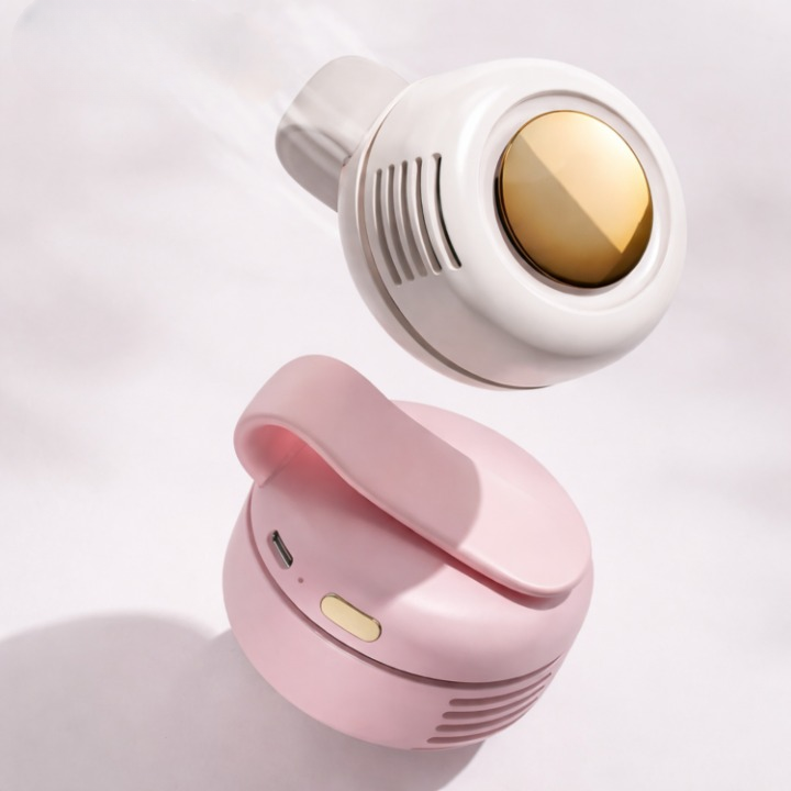 Portable Clip Fan Hands-Free 360° Rotation Rechargeable 6-Hour