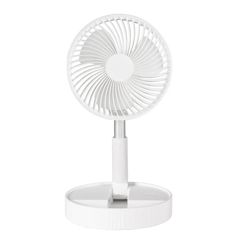 Portable Fan USB Rechargeable Foldable & Height-Adjustable