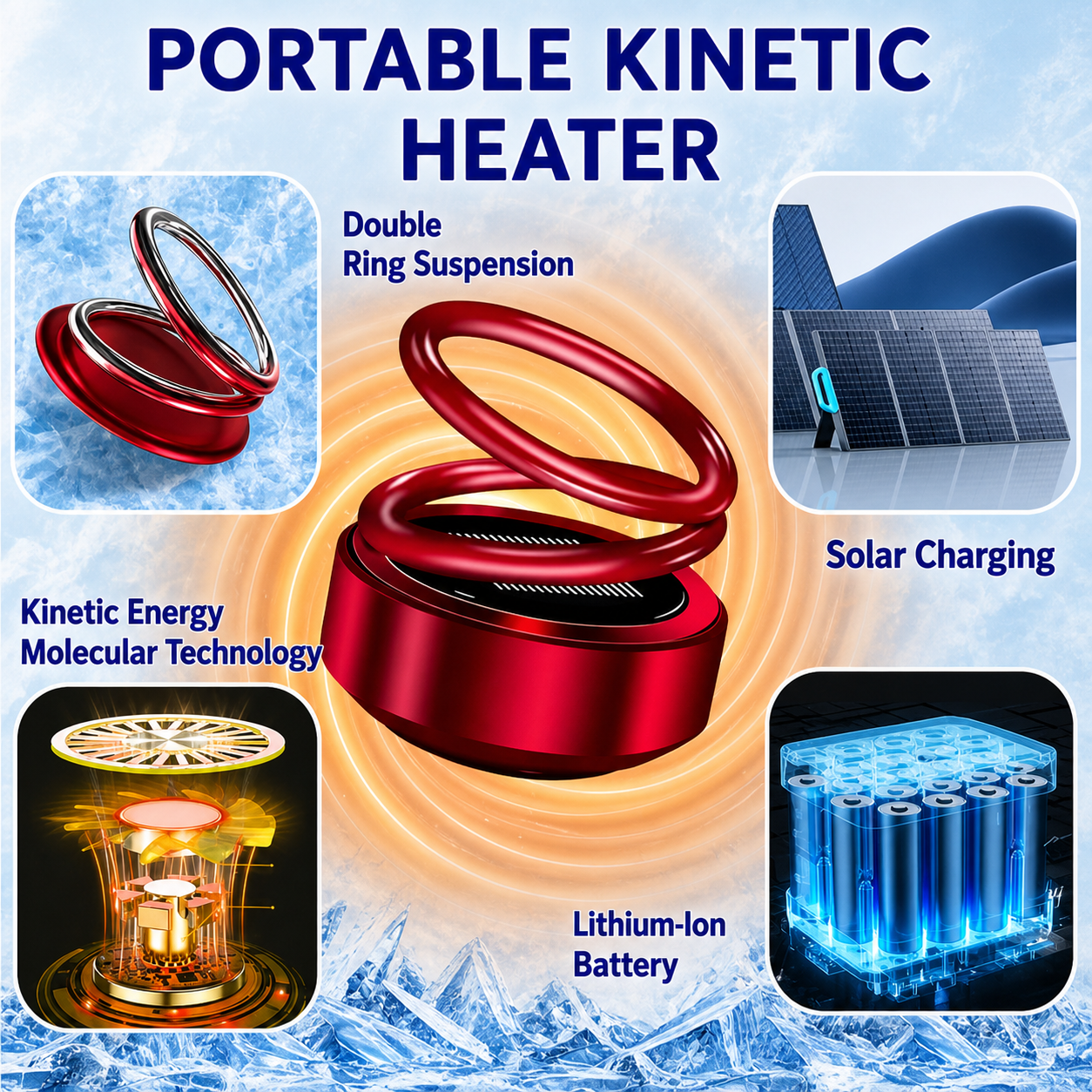 Portable Heater Fast Heating Energy Efficient