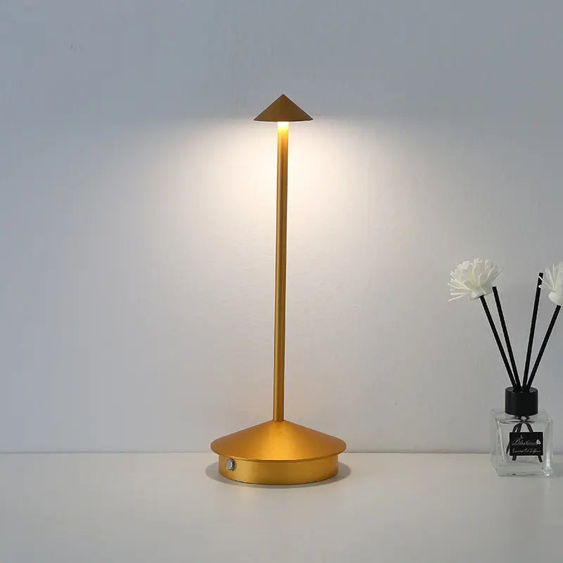 Portable Table Lamp Touch-Dimmable Rechargeable Waterproof