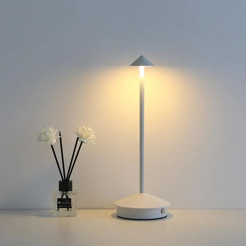 Portable Table Lamp Touch-Dimmable Rechargeable Waterproof