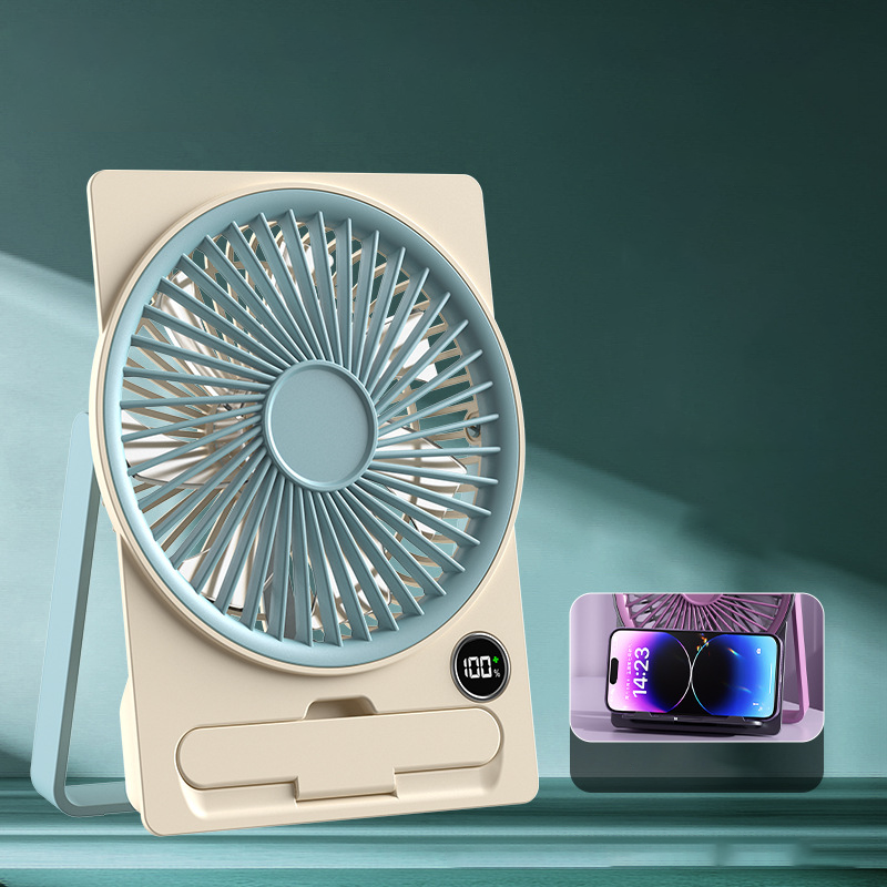 Portable USB Fan Rechargeable Whisper-Quiet Compact