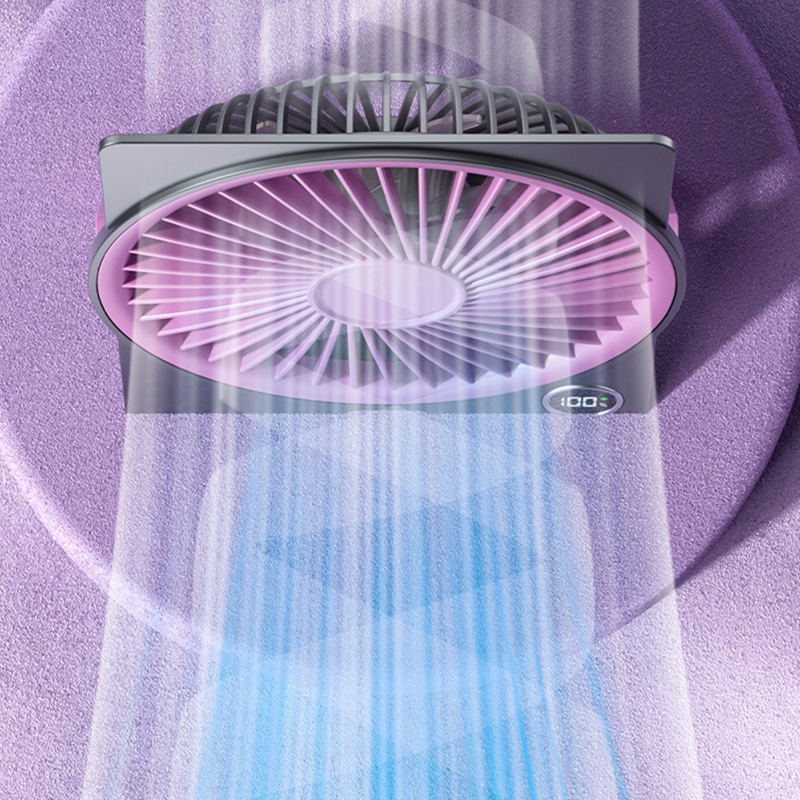 Portable USB Fan Rechargeable Whisper-Quiet Compact