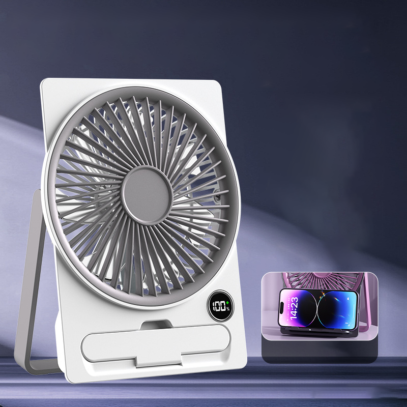 Portable USB Fan Rechargeable Whisper-Quiet Compact