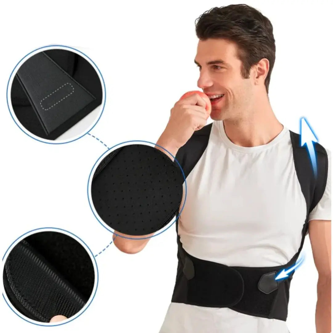 Posture Corrector Adjustable Breathable Neoprene S To 3XL