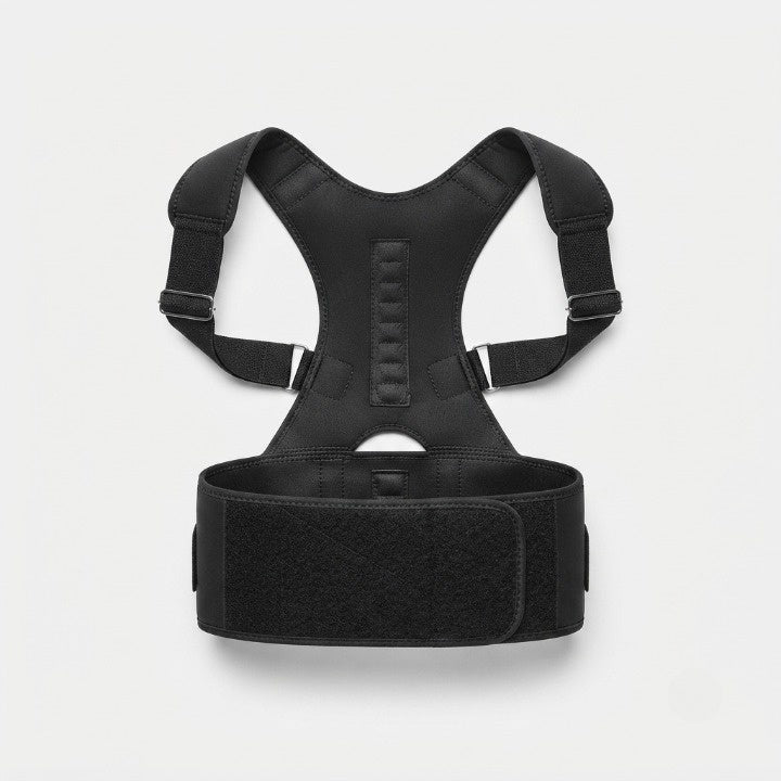Posture Corrector Adjustable Straps Integrated Magnets Breathable Slim Design