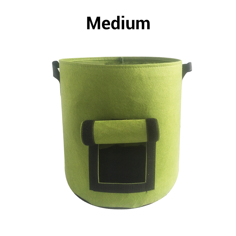 Potato Grow Bag Breathable Non-Woven Harvest Window Reinforced Handles