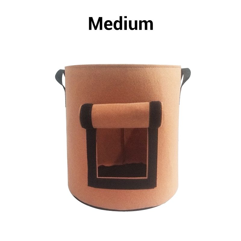Potato Grow Bag Breathable Non-Woven Harvest Window Reinforced Handles
