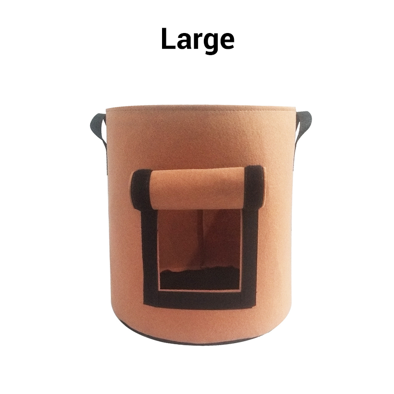 Potato Grow Bag Breathable Non-Woven Harvest Window Reinforced Handles