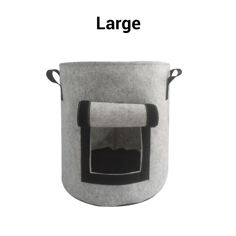 Potato Grow Bag Breathable Non-Woven Harvest Window Reinforced Handles