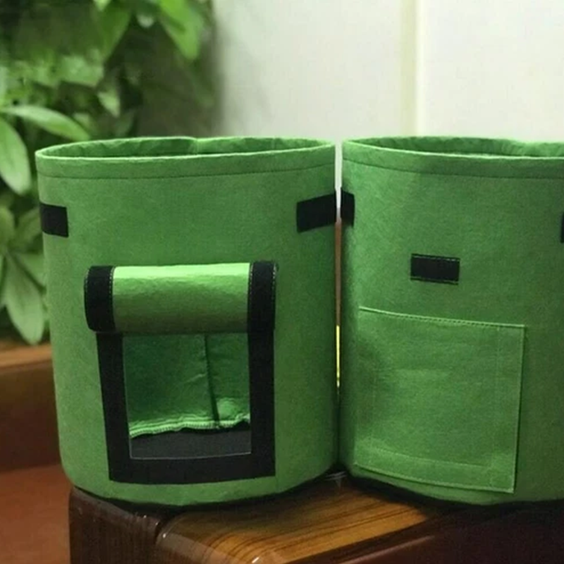 Potato Grow Bag Breathable Non-Woven Harvest Window Reinforced Handles