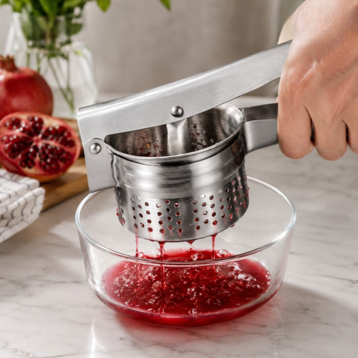 Potato Masher Stainless Steel Ergonomic Handle Dishwasher Safe
