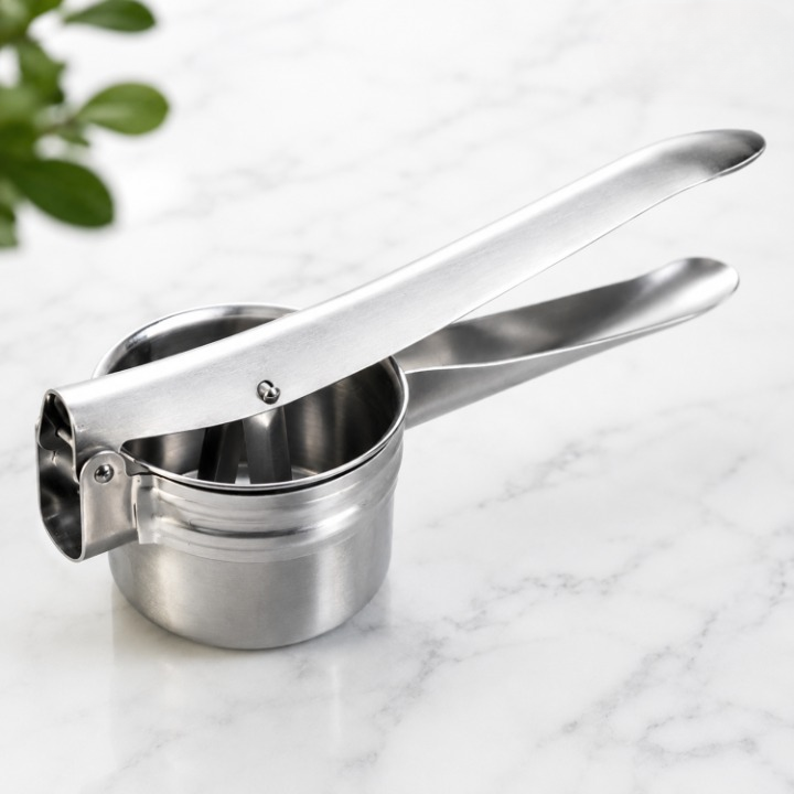 Potato Masher Stainless Steel Ergonomic Handle Dishwasher Safe