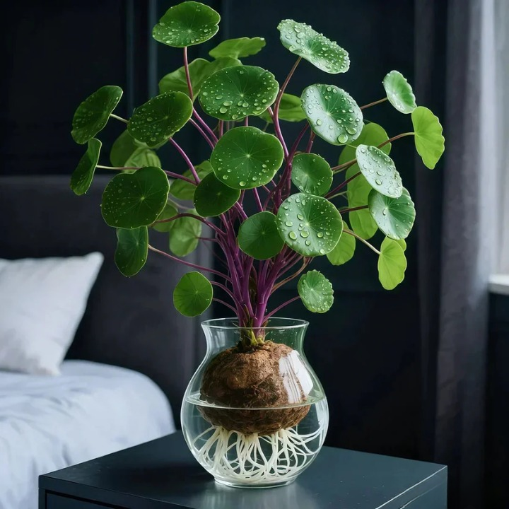 Potted Plant Stephania Erecta Decorative Caudex Easy Care