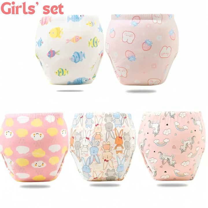 Potty Training Pants 6-Layer Cotton Gauze Washable & Reusable