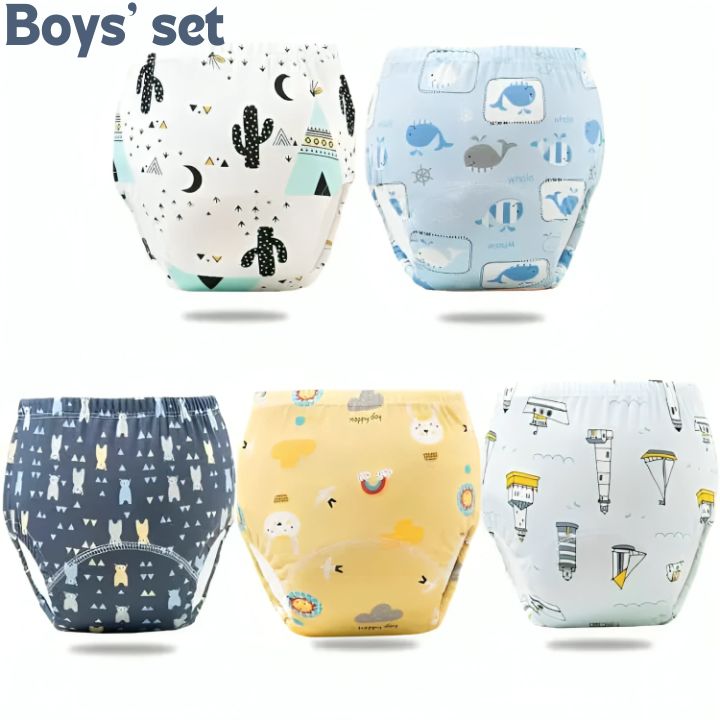 Potty Training Pants 6-Layer Cotton Gauze Washable & Reusable