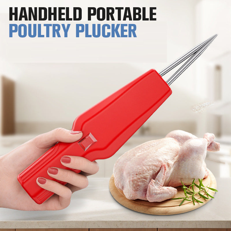 Poultry Plucking Machine Damage-Free One-Handed Rechargeable & 220V Mains