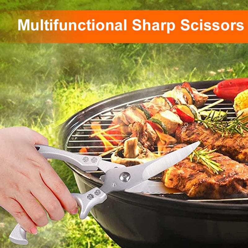 Poultry Shears Stainless Steel Ergonomic Non-Slip Handle