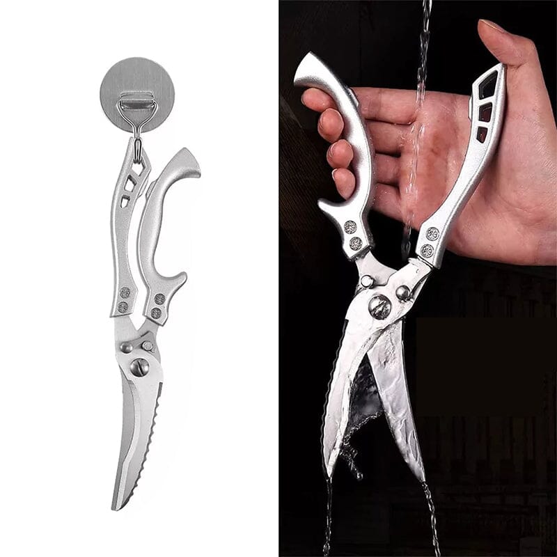 Poultry Shears Stainless Steel Ergonomic Non-Slip Handle